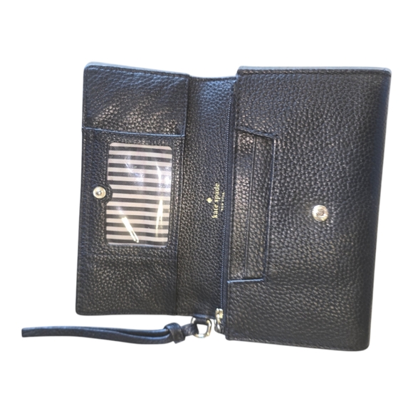 KATE SPADE LEATHER CROSSBODY AND MATCHING LEATHER WALLET, BAG NWOT, WALLET EUC - Picture 15 of 16